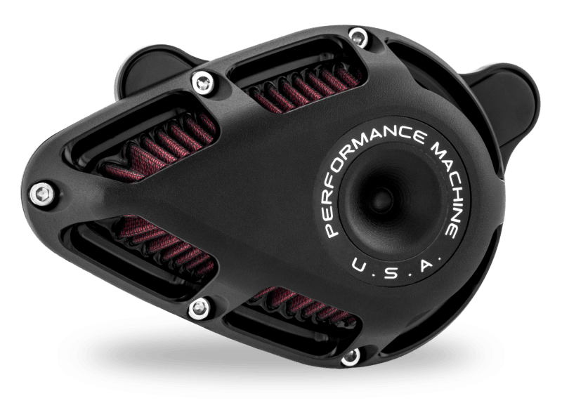 Performance Machine 23-Up CVO, 2024 Touring Jet Air Cleaner - Black Ops - Powersports Haven