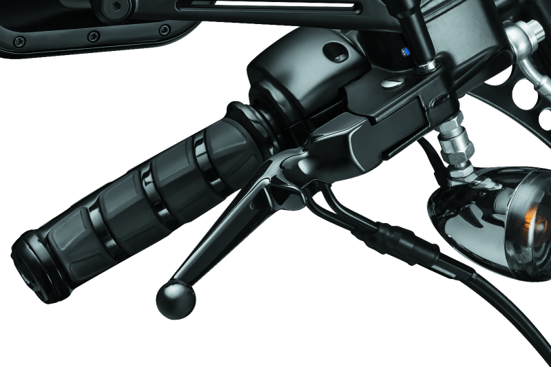Kuryakyn Trigger Lever Set 96-Up Cable Gloss Black - Powersports Haven