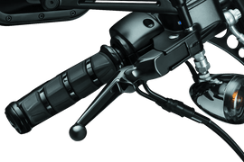 Kuryakyn Trigger Lever Set 96-Up Cable Gloss Black - Powersports Haven