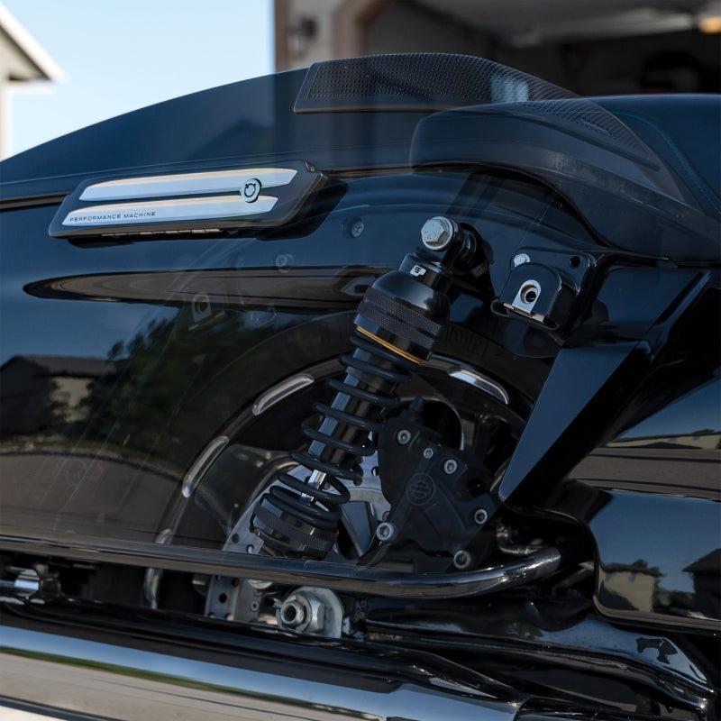 Progressive Harley Ultra Touring 944 Series Shocks 13.0in Super Heavy Duty - Blk/Gld - Powersports Haven