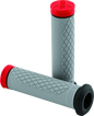 ProTaper Tri Density Full Diamond ATV Grips - Red - Powersports Haven