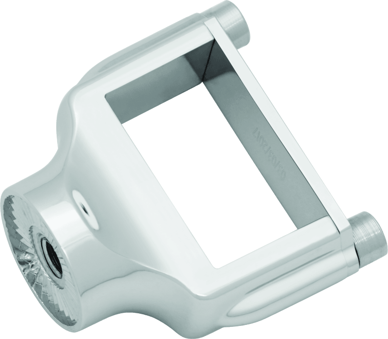 Kuryakyn Side Mount License Plate Holder Clamp 86-23 XL Models Chrome - Powersports Haven