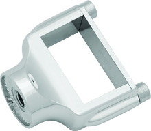 Load image into Gallery viewer, Kuryakyn Side Mount License Plate Holder Clamp 86-23 XL Models Chrome - Powersports Haven