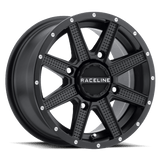 Raceline A92B Hostage 14x7in / 4x156 BP / 5mm Offset / 132.5mm Bore - Satin Black Wheel