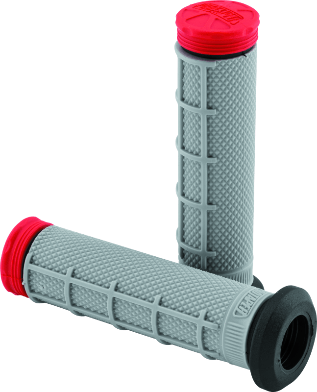 ProTaper Tri Density ATV 1/2 Waffle Grips - Red - Powersports Haven