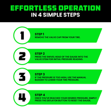 Load image into Gallery viewer, Rhino USA 75 Psi Analog Heavy Duty Tire Pressure Gauge - Powersports Haven