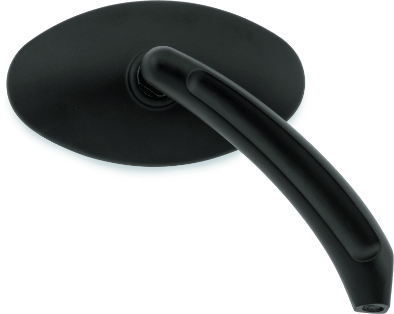 Bikers Choice 65-Up Black Oval Mirrors Custom Pair - Powersports Haven