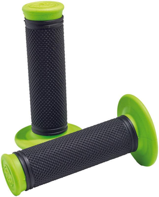 ProTaper Pro Series Clamp On Full Diamond Green/Black - Powersports Haven
