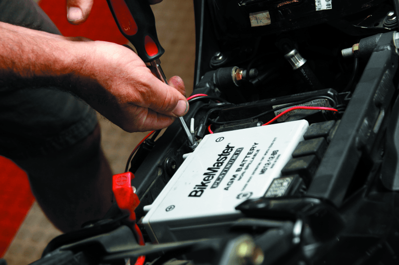 BikeMaster AGM Battery - MS12-12-BS - Powersports Haven