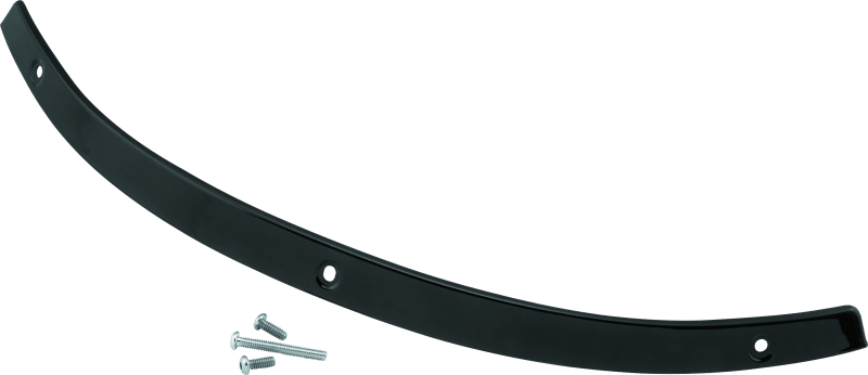 Kuryakyn Smooth Windshield Trim 14-Up Touring Gloss Black - Powersports Haven