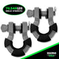 Rhino USA 8T Super Shackle 2-Pack (Gray) - Powersports Haven