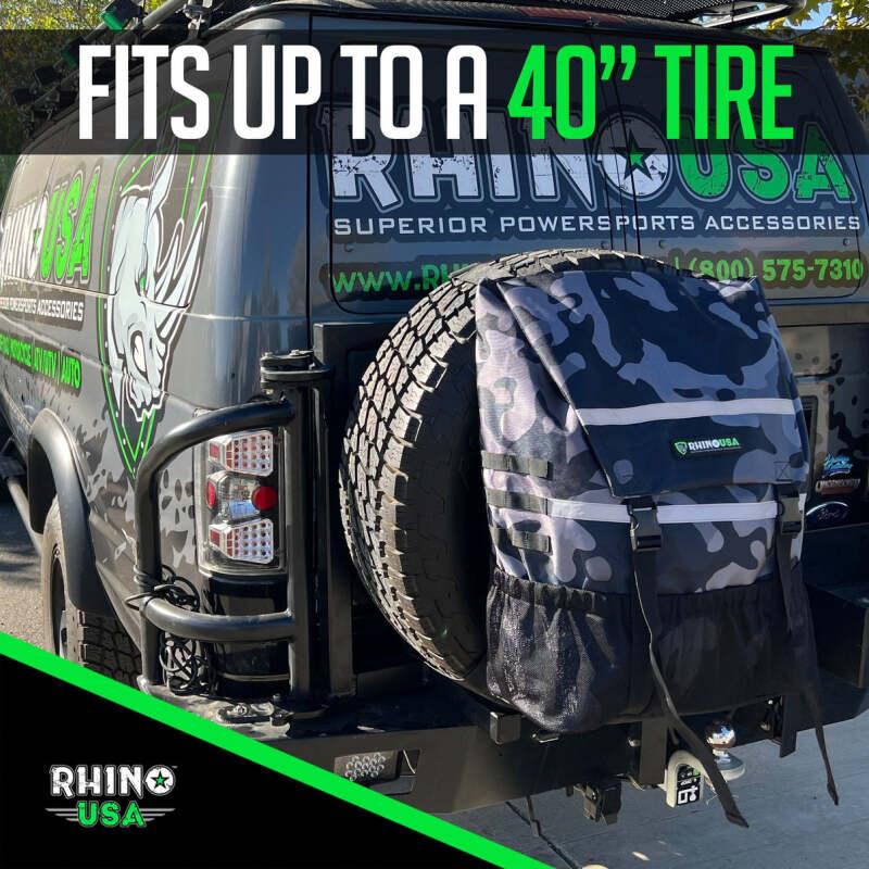 Rhino USA Spare Tire Trash Bag - Camo - Powersports Haven