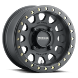 Method MR401 UTV Beadlock 15x7 +38mm Offset 6 x 139.7 BP 81.80mm CB Matte Black Wheel w/ BH-H24100