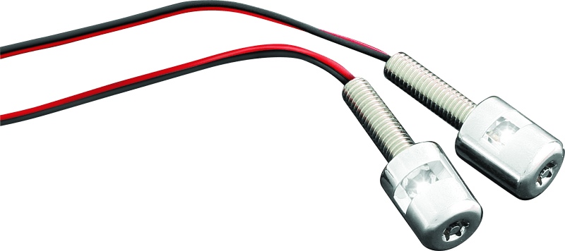 Kuryakyn Led License Plate Bolt Lights Chrome - Powersports Haven