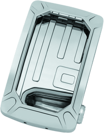 Kuryakyn Nova Curved Vertical Mount Side License Plate Holder Chrome - Powersports Haven