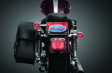 Load image into Gallery viewer, Kuryakyn License Plate Turn Signal &amp; Marker Light Mount Chrome - Powersports Haven