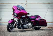 Load image into Gallery viewer, Kuryakyn Tri-Line Saddlebag Hinge Covers Gloss Black - Powersports Haven