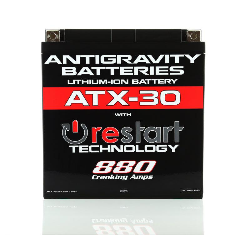 Antigravity YTX30 Lithium Battery w/Re-Start - Powersports Haven