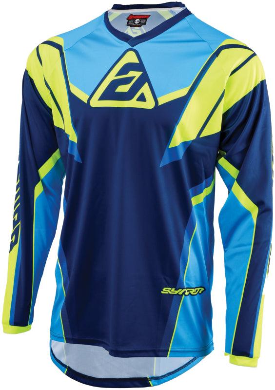 Answer 25 Syncron Envenom Jersey Blue/Hyper Acid - Medium - Powersports Haven