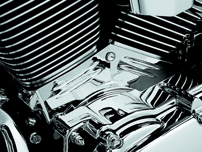 Kuryakyn Twin Cam Cylinder Base Cover 99-06 Chrome - Powersports Haven
