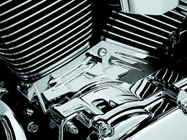 Kuryakyn Twin Cam Cylinder Base Cover 99-06 Chrome - Powersports Haven