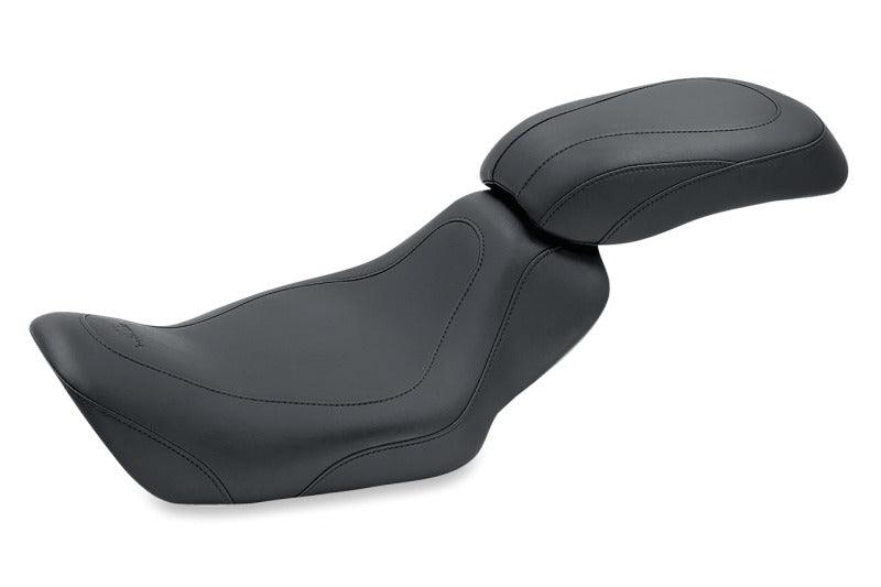 Mustang 06-17 Harley Dyna Tripper Solo Seat - Black - Powersports Haven
