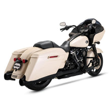 Load image into Gallery viewer, Vance &amp; Hines HD Dresser Duals 17-22 HDr/Heatshield Black PCX Header Exhaust - Powersports Haven