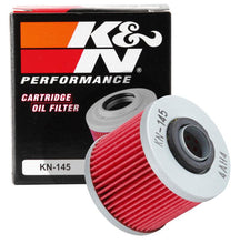 Load image into Gallery viewer, K&amp;N Yamaha / MUZ / MZ / Sachs / Aprilia / Derbi 2.156in OD x 2.313in H Oil Filter - Powersports Haven