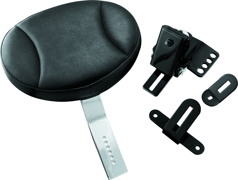 Kuryakyn Plug-In Driver Backrest 97-Up Touring Chrome - Powersports Haven