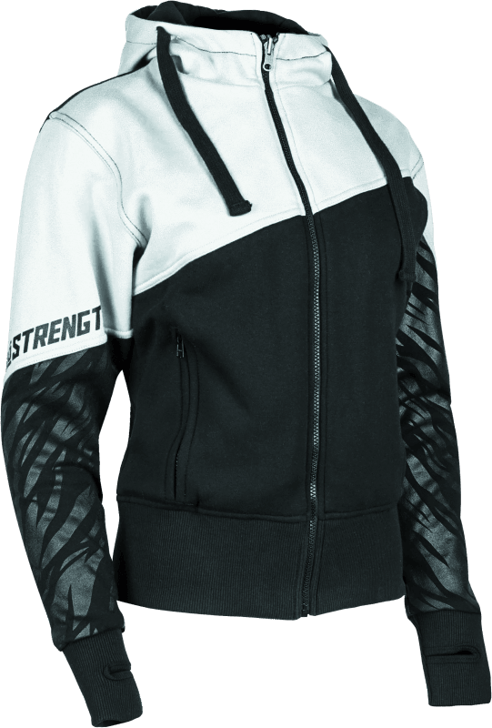Speed and Strength Cat Outa Hell Hoody White/Black Womens - 2XL - Powersports Haven