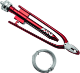 BikeMaster 6-1/2in Safety Wire Pliers w/ Wire