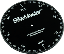 Load image into Gallery viewer, BikeMaster Timing Degree Wheel Aluminum - Powersports Haven