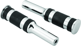 Bikers Choice Chrome Billet Three Band Replacement Pegs For Forward Controls - Powersports Haven