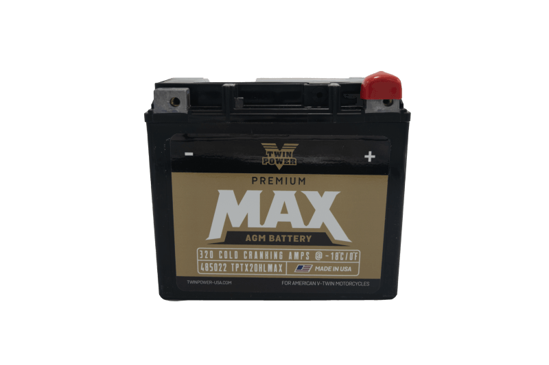 Twin Power GYZ-20HL Premium MAX Battery Replaces H-D 65989-97A Made in USA 320 CCA - Powersports Haven