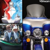 National Cycle 96-13 Harley-Davidson FLHT/FLHX/FLHTK Touring/Tri-Glide VS Tall Windshield-Clear