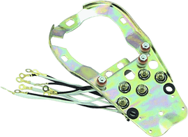 Bikers Choice 68-84FL 71-72 FX 80-86 FXWG 84-95 Softail 5 Light Dash BasePlate - Powersports Haven