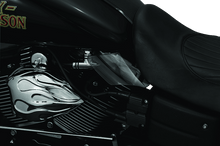 Load image into Gallery viewer, Kuryakyn Saddle Shields Heat Deflectors 99-17 Dyna Models Smoke - Powersports Haven