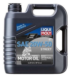 LIQUI MOLY 4L Motorbike 4T SAE 20W50 Street - Powersports Haven