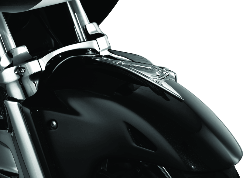 Kuryakyn Deco Eagle Fender Ornament 01-22 Honda GL1800 Chrome - Powersports Haven