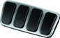 Kuryakyn Brake Pedal Pad For Honda Chrome - Powersports Haven
