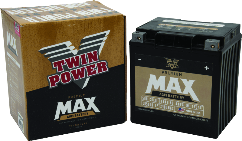Twin Power GYZ-32HL Premium MAX Battery Replaces H-D 66010-97A Made in USA 500 CCA - Powersports Haven