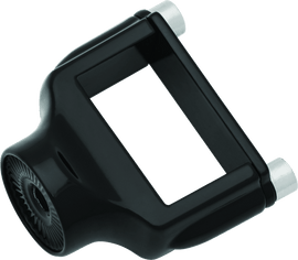 Kuryakyn Side Mount License Plate Holder Clamp 86-23 XL Models Gloss Black - Powersports Haven