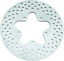 Load image into Gallery viewer, Bikers Choice 86-99 FLT Stock Replacement Rear Brake Rotor Drilled Steel - Powersports Haven