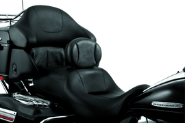 Kuryakyn Plug-In Driver Backrest 97-Up Touring Chrome - Powersports Haven