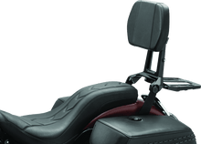 Load image into Gallery viewer, Kuryakyn Neo Driver &amp; Passenger Backrest Black - Powersports Haven
