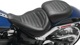 Mustang 11-13 Harley Blackline, 12-17 Slim,Slim S Wide Tripper Passenger Seat - Black