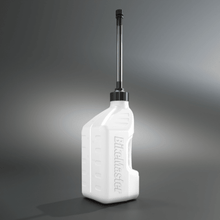 Load image into Gallery viewer, BikeMaster 2.5 Gallon White Jug Black Cap w/ Auto Shut Off Hose - Powersports Haven