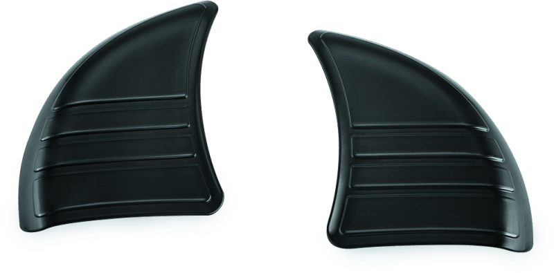 Kuryakyn Tri-Line Inner Fairing Cover Plates Gloss Black - Powersports Haven