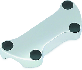 Bikers Choice 74-Up Chrome Handlebar Clamp Without Skirt Replaces H-D 56170-83T - Powersports Haven