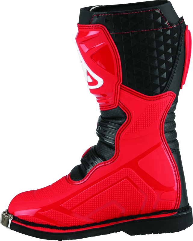 Answer AR1 Boot Black/Red Youth Size - 1 - Powersports Haven